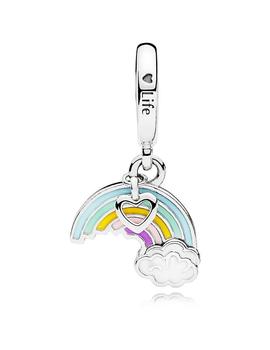 Charm  PANDORA colgar plata Arco Iris del Amor