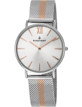 Reloj RADIANT New Diary plata y cobre