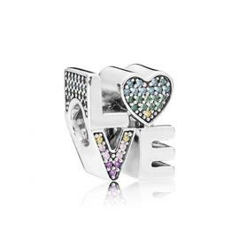 Charm PANDORA Amor Multicolor