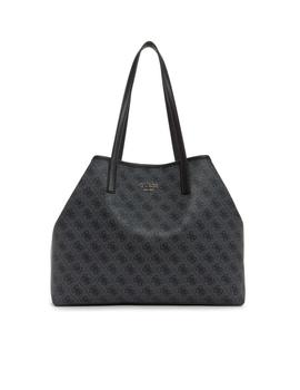 Bolso GUESS Shopper Vikky logo negro