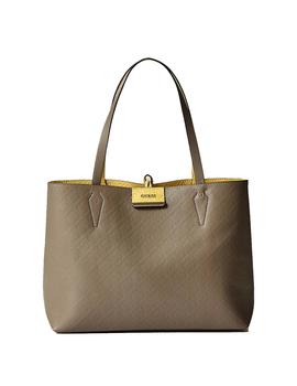 Bolso GUESS Shopper Bobbi Reversible mostaza