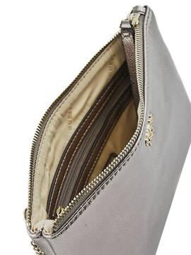 Bolso GUESS Lynda Top Zip plata