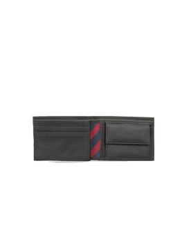 Cartera TOMMY HILFIGER Center Logo Piel Small Black