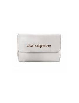 Cartera DON ALGODÓN Medium Solap Withe