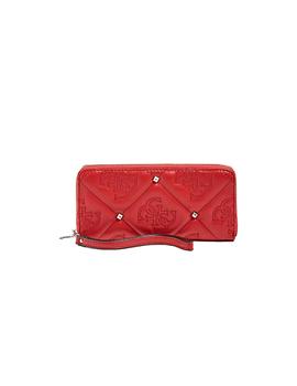 Cartera GUESS Shanina Roja