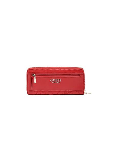 playa Incierto No de moda Cartera GUESS Shanina Roja