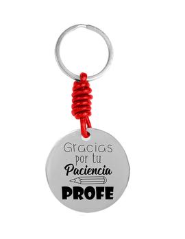 Llavero LUXENTER 'Gracias por tu paciencia profe' 