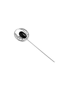 Broche FINK Pincho Plata Azabache Pequeño