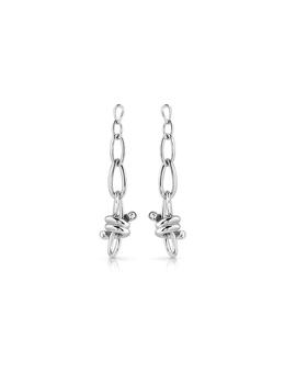 Pendientes GUESS Love Wire Silver