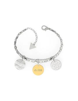 Pulsera GUESS Peony Art Medallas Bicolor Gold