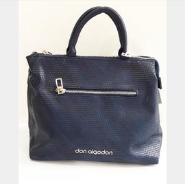 Bolso DON ALGODÓN Mediano Azul Marino