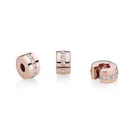 Clip PANDORA rose sendero circonitas