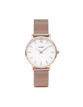 Reloj CLUSE Minuit Mesh Rose Gold