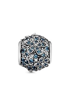 Charm PANDORA  bola Margaritas Verdes en pavé