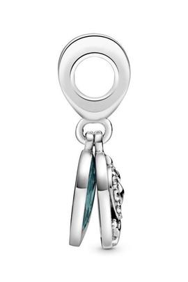 Charm PANDORA colgar Cigüeña y Estrellas Brillantes