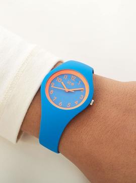 Reloj ICE WATCH Moon azul detalle naranja